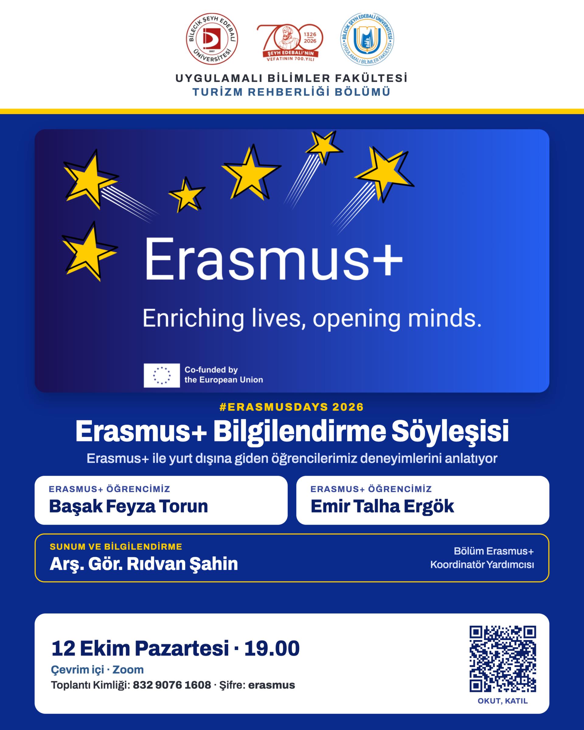 Erasmus+ Bilgilendirme Söyleşisi